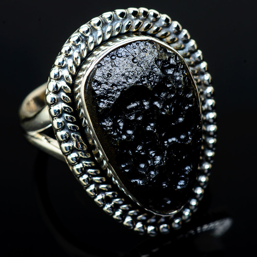 Tektite Rings handcrafted by Ana Silver Co - RING13493