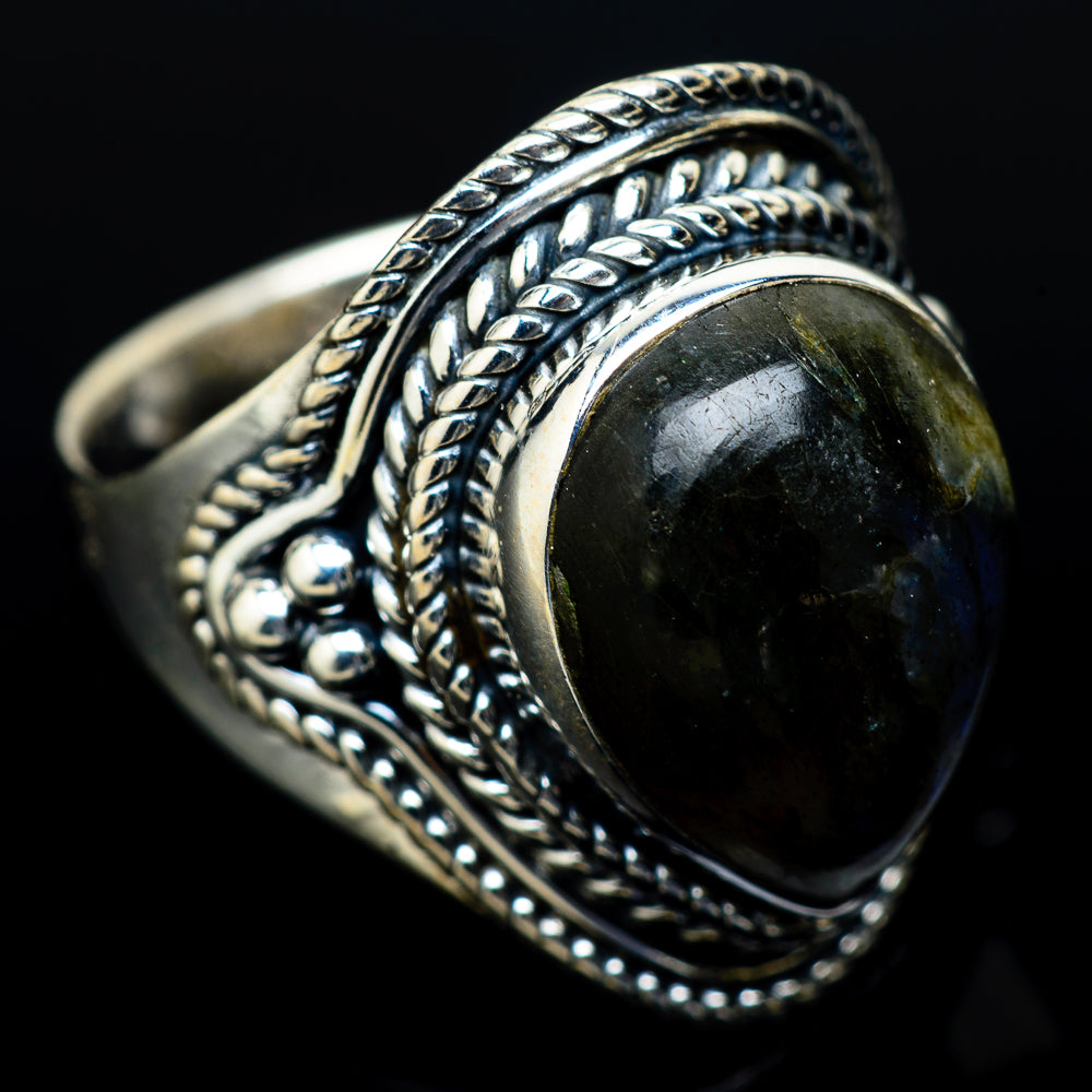 Labradorite Rings handcrafted by Ana Silver Co - RING14219