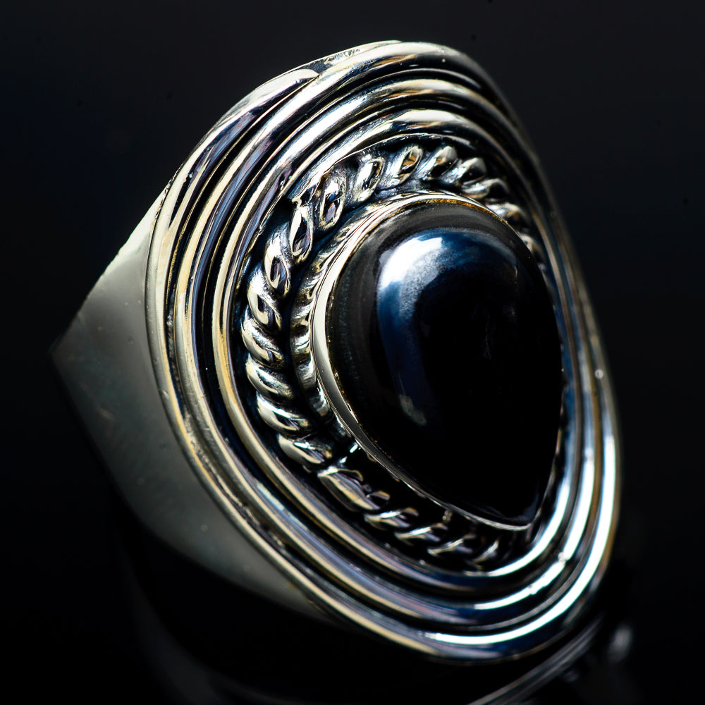 Psilomelane Rings handcrafted by Ana Silver Co - RING14537