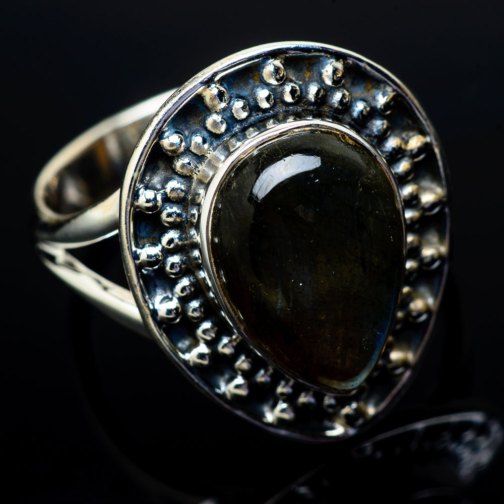 Labradorite Rings handcrafted by Ana Silver Co - RING14566