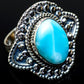 Larimar Rings handcrafted by Ana Silver Co - RING14783
