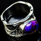 Purple Copper Composite Turquoise Rings handcrafted by Ana Silver Co - RING16423