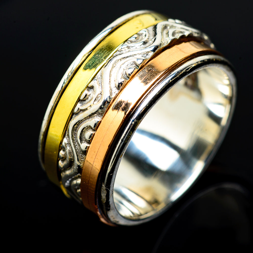 Meditation Spinner Rings handcrafted by Ana Silver Co - RING16429