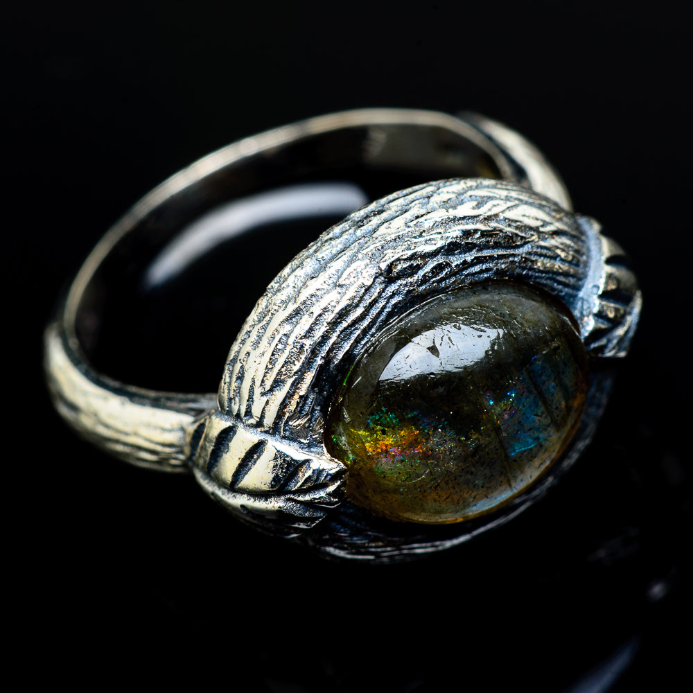 Labradorite Rings handcrafted by Ana Silver Co - RING16516