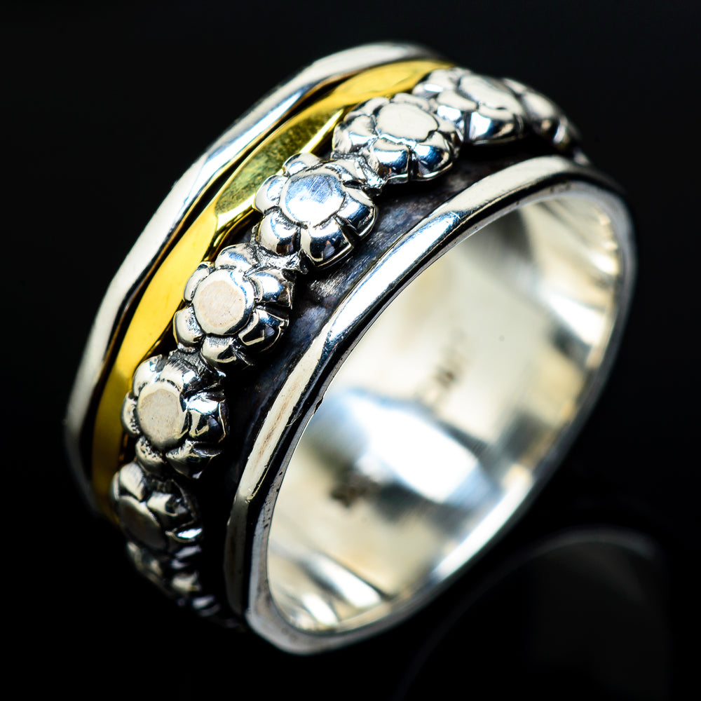 Meditation Spinner Rings handcrafted by Ana Silver Co - RING16601