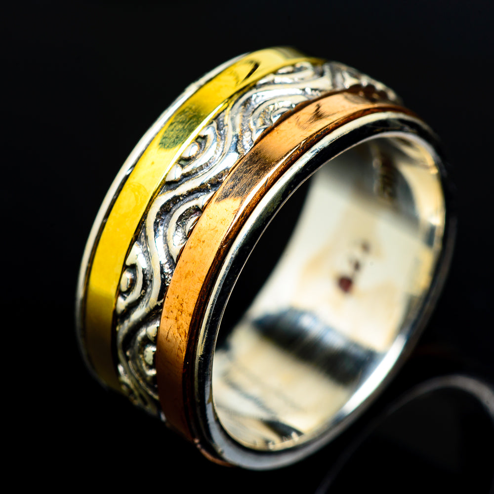 Meditation Spinner Rings handcrafted by Ana Silver Co - RING16634