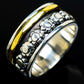 Meditation Spinner Rings handcrafted by Ana Silver Co - RING16789