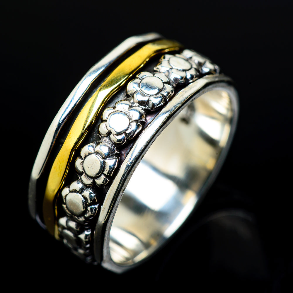 Meditation Spinner Rings handcrafted by Ana Silver Co - RING17083
