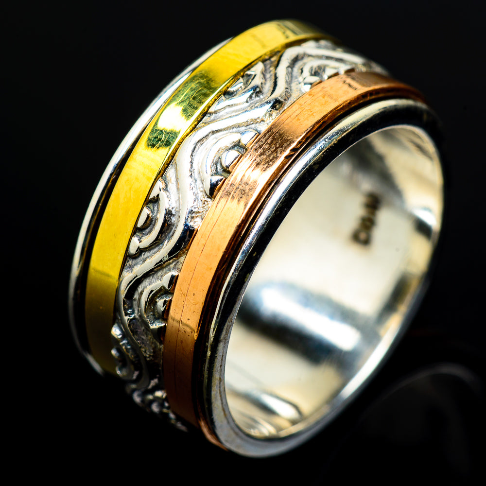 Meditation Spinner Rings handcrafted by Ana Silver Co - RING17419