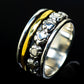 Meditation Spinner Rings handcrafted by Ana Silver Co - RING17439