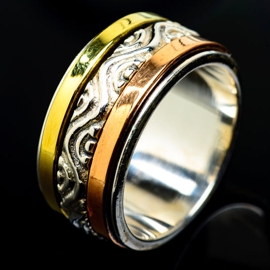 Meditation Spinner Rings handcrafted by Ana Silver Co - RING18117