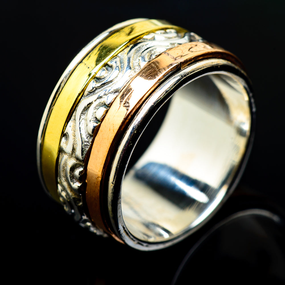 Meditation Spinner Rings handcrafted by Ana Silver Co - RING18178