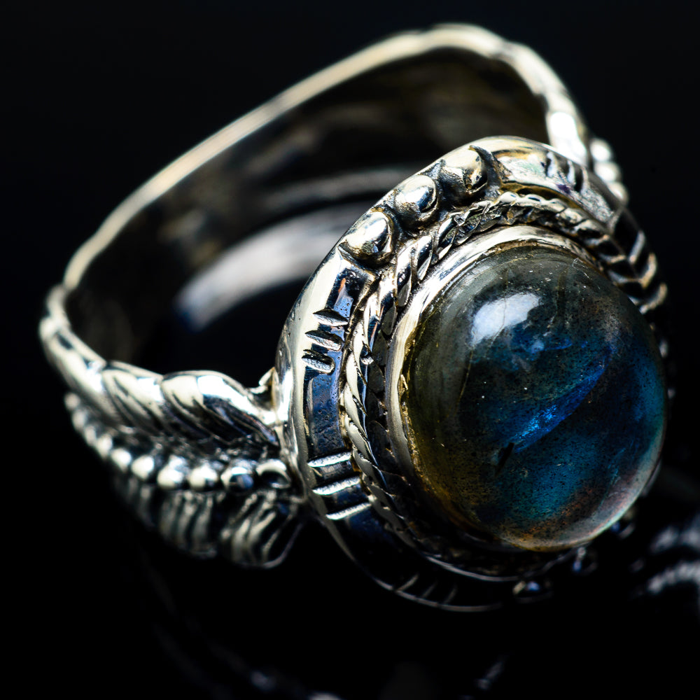Labradorite Rings handcrafted by Ana Silver Co - RING18828