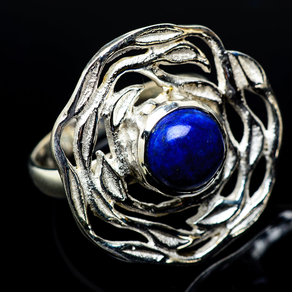 Lapis Lazuli Rings handcrafted by Ana Silver Co - RING19611