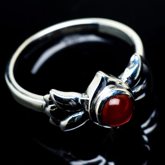 Red Onyx Rings handcrafted by Ana Silver Co - RING19744