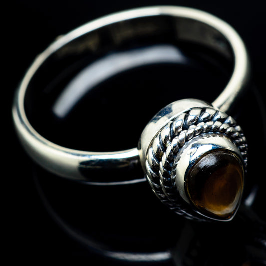Smoky Quartz Rings handcrafted by Ana Silver Co - RING19872