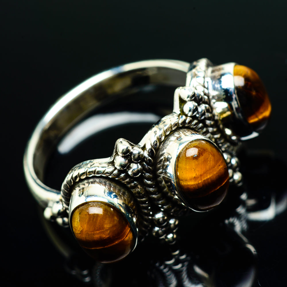 Tiger Eye Rings handcrafted by Ana Silver Co - RING20061