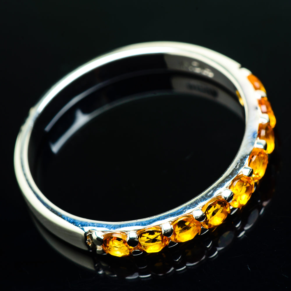 Citrine Rings handcrafted by Ana Silver Co - RING20108