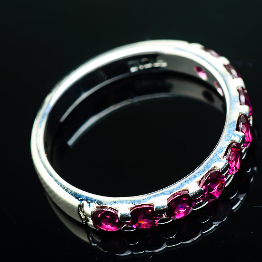 Pink Tourmaline Rings handcrafted by Ana Silver Co - RING20131