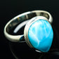 Larimar Rings handcrafted by Ana Silver Co - RING20166