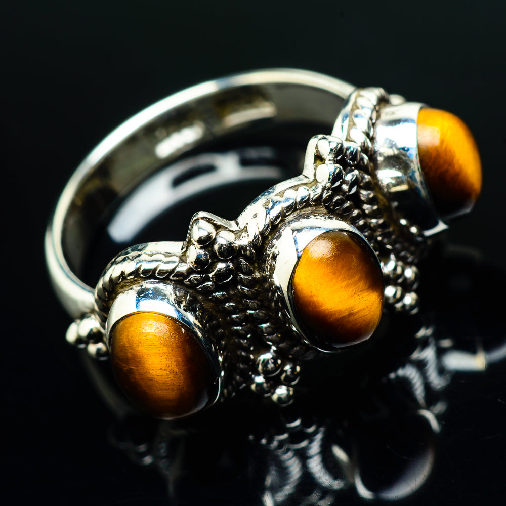 Tiger Eye Rings handcrafted by Ana Silver Co - RING20170
