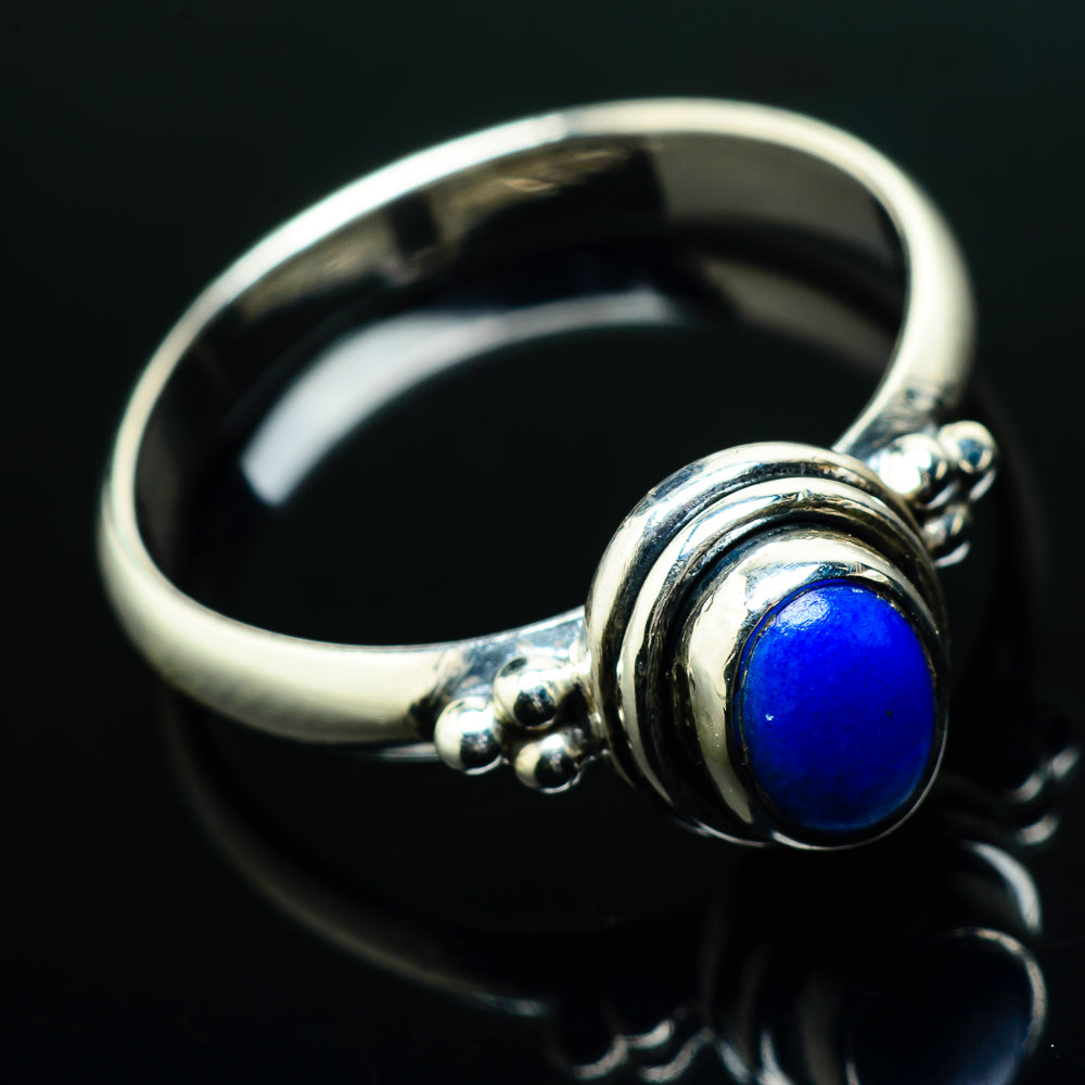 Lapis Lazuli Rings handcrafted by Ana Silver Co - RING20223