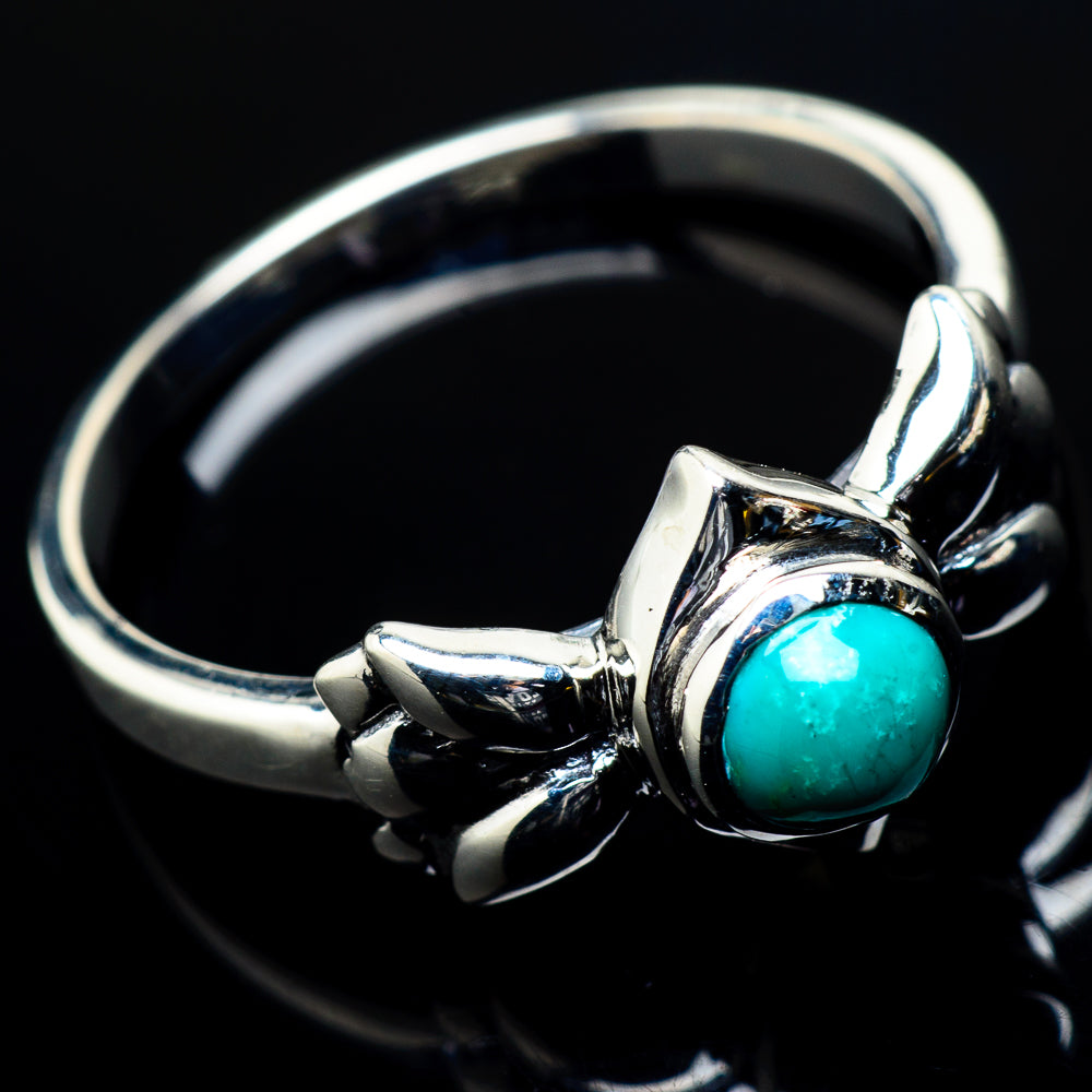 Tibetan Turquoise Rings handcrafted by Ana Silver Co - RING20263
