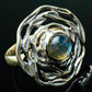 Labradorite Rings handcrafted by Ana Silver Co - RING20323