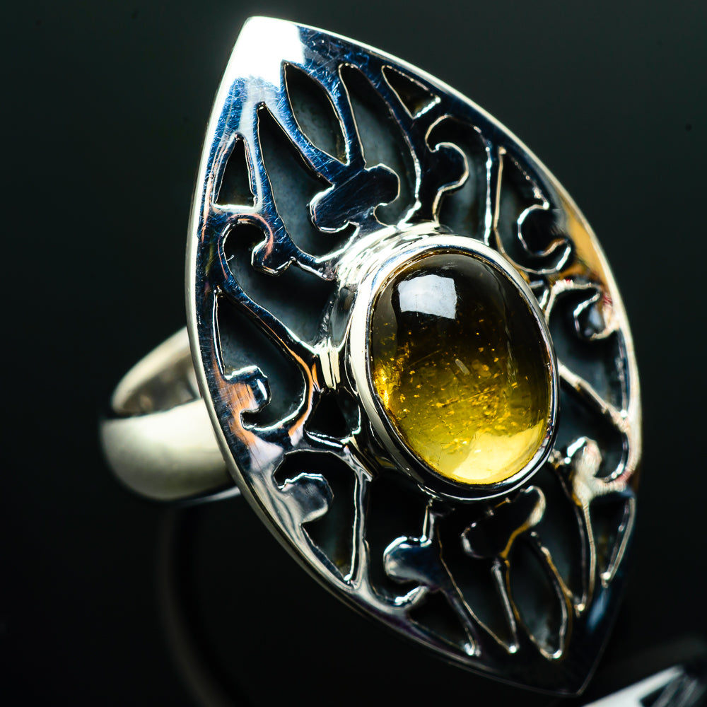 Citrine Rings handcrafted by Ana Silver Co - RING20379
