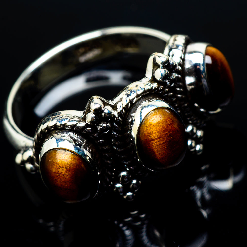 Tiger Eye Rings handcrafted by Ana Silver Co - RING20446