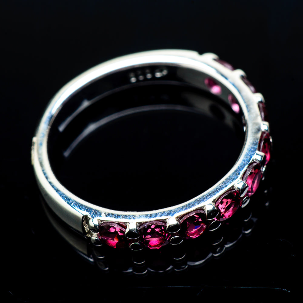 Pink Tourmaline Rings handcrafted by Ana Silver Co - RING20473