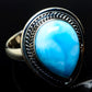 Larimar Rings handcrafted by Ana Silver Co - RING20481