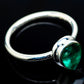 Zambian Emerald Rings handcrafted by Ana Silver Co - RING20514