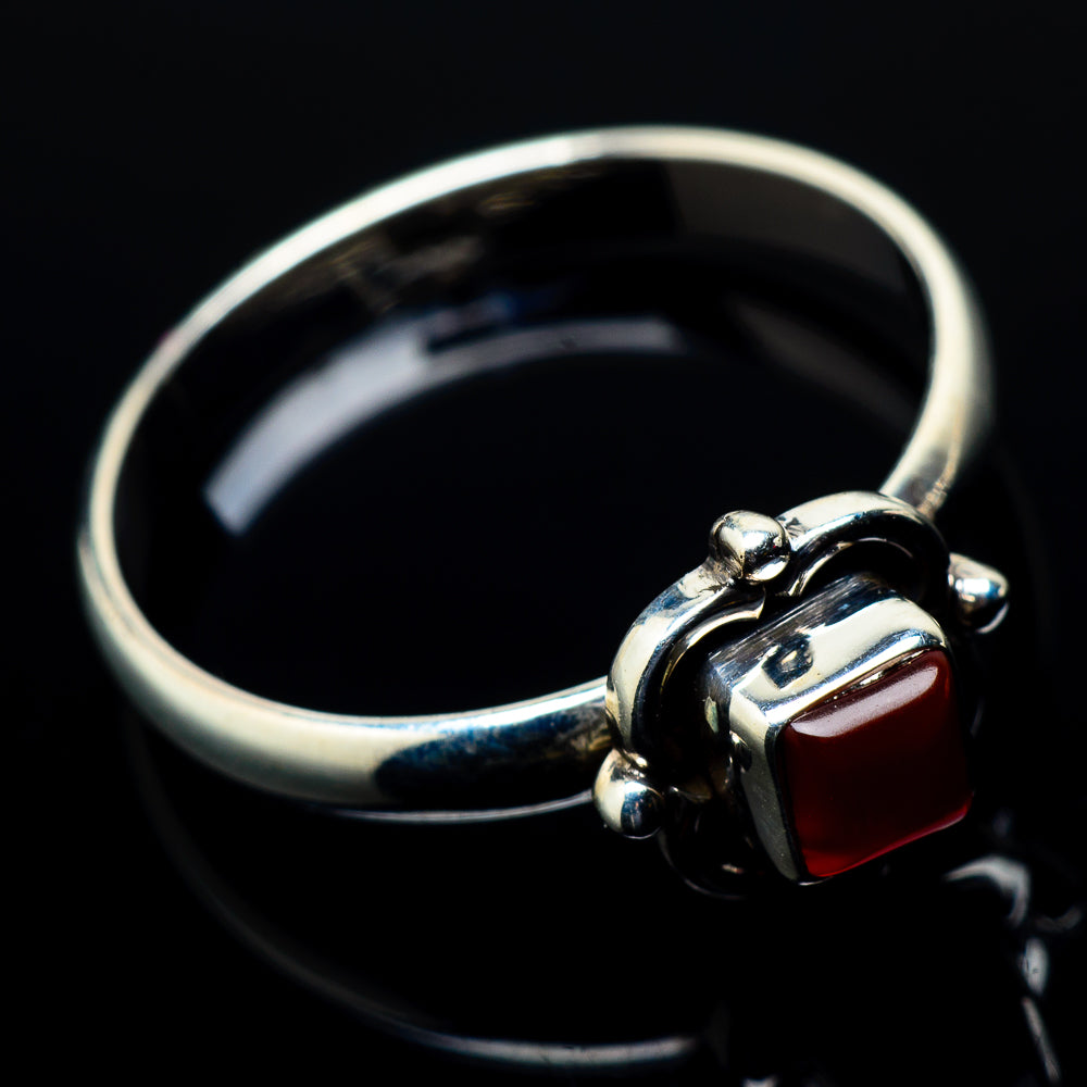 Red Onyx Rings handcrafted by Ana Silver Co - RING20583