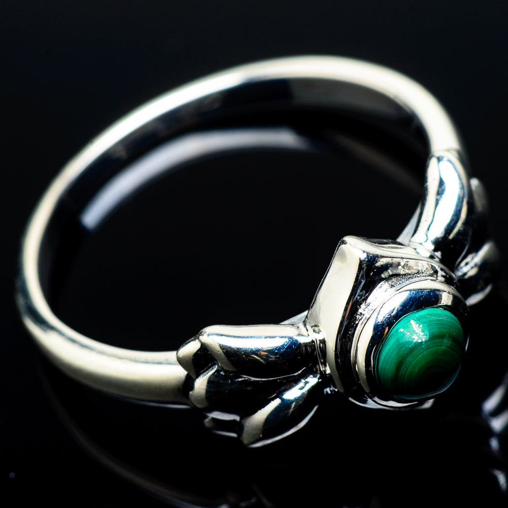 Malachite Rings handcrafted by Ana Silver Co - RING20787