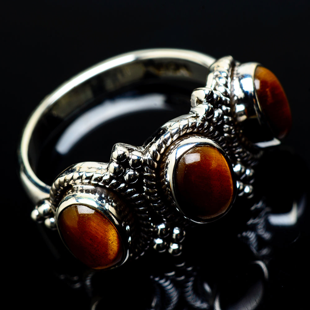 Tiger Eye Rings handcrafted by Ana Silver Co - RING20838