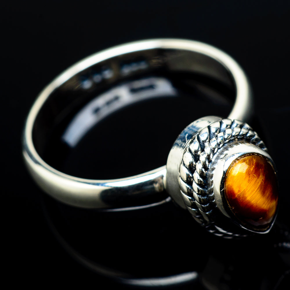 Tiger Eye Rings handcrafted by Ana Silver Co - RING20862