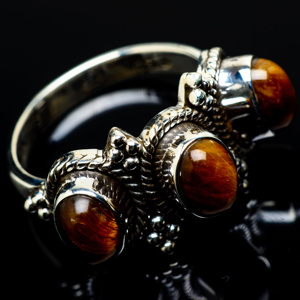 Tiger Eye Rings handcrafted by Ana Silver Co - RING20883