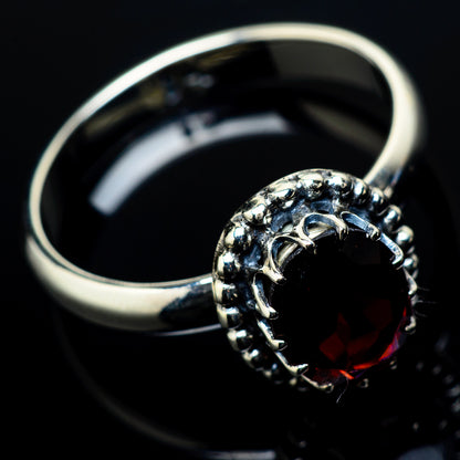 Garnet Rings handcrafted by Ana Silver Co - RING20929