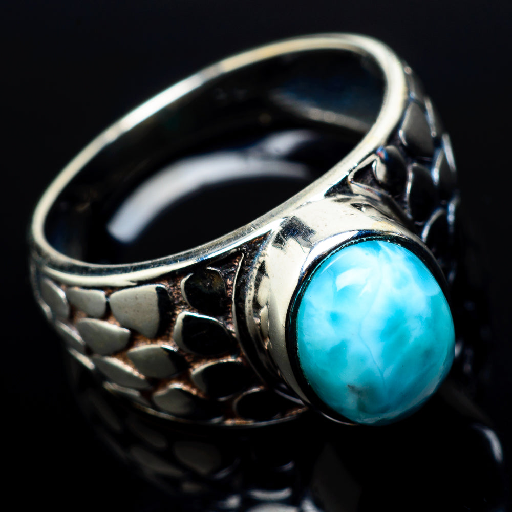 Larimar Rings handcrafted by Ana Silver Co - RING20957