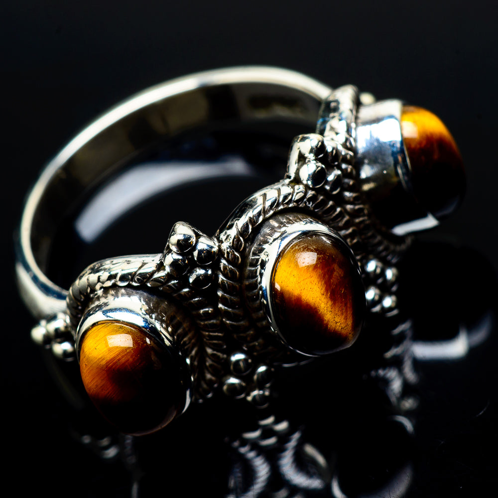 Tiger Eye Rings handcrafted by Ana Silver Co - RING20963