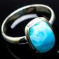 Larimar Rings handcrafted by Ana Silver Co - RING20969