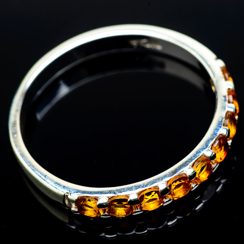 Citrine Rings handcrafted by Ana Silver Co - RING21008