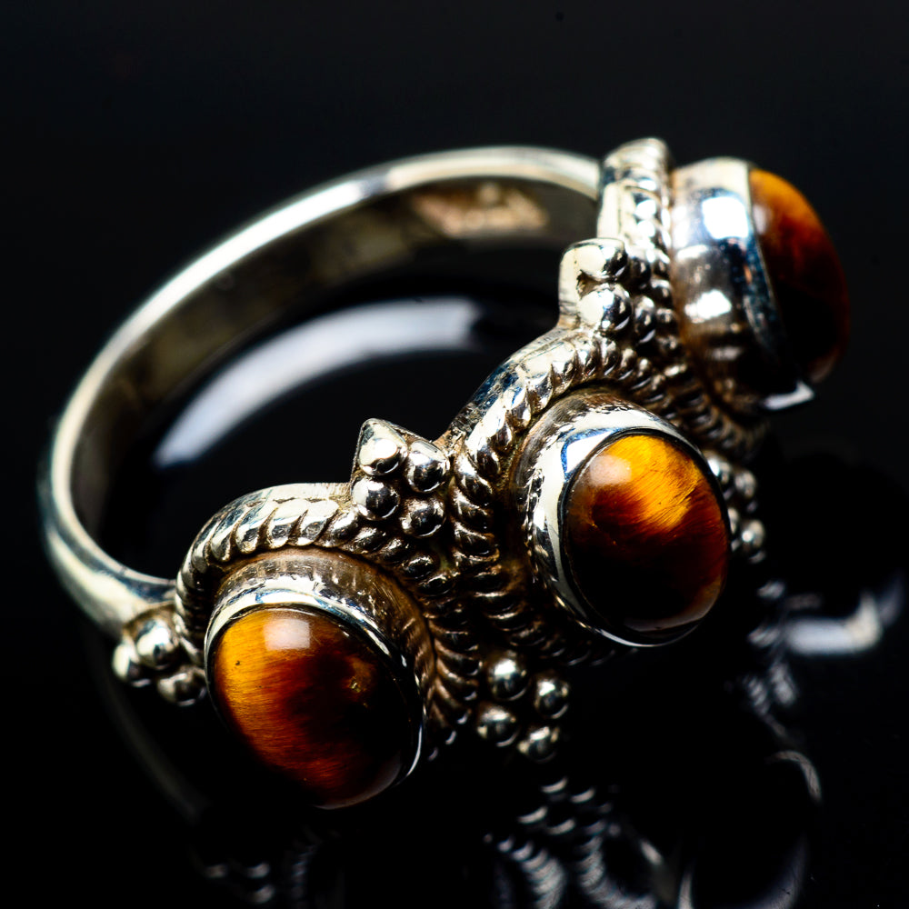 Tiger Eye Rings handcrafted by Ana Silver Co - RING21049