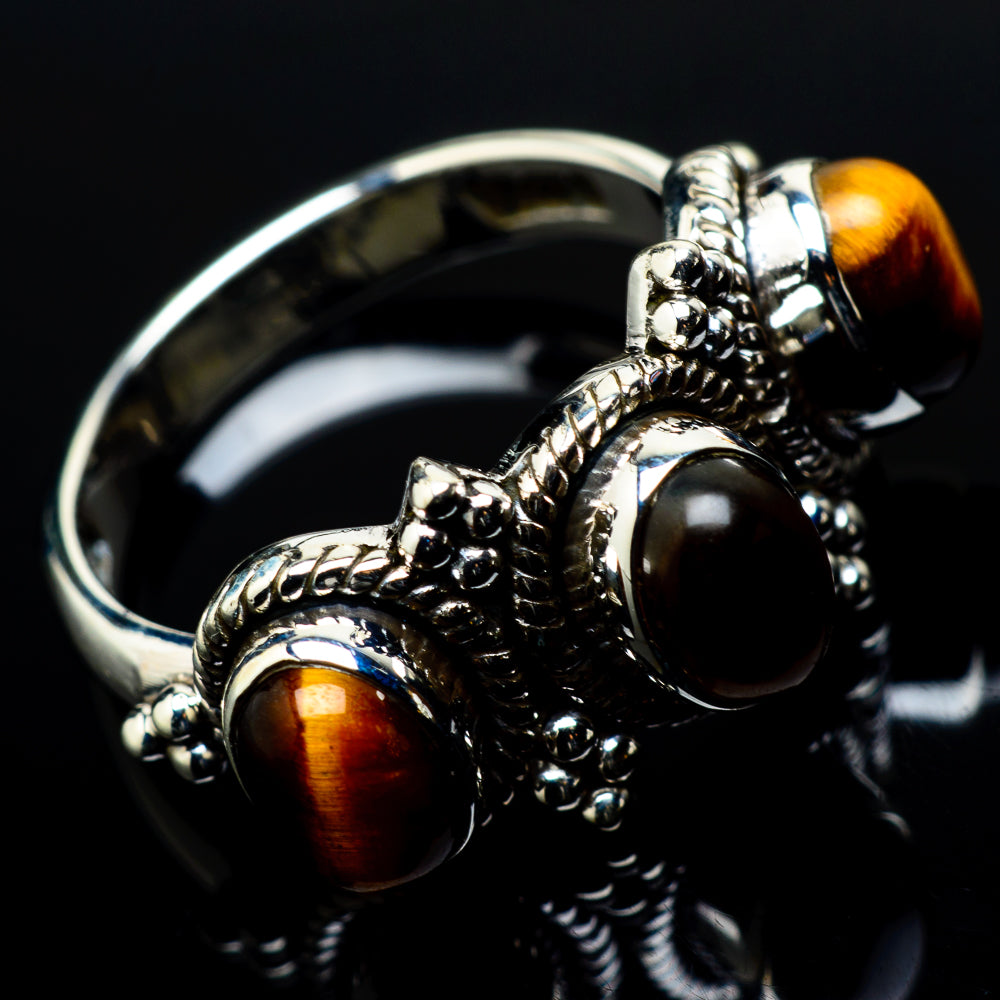 Tiger Eye Rings handcrafted by Ana Silver Co - RING21062