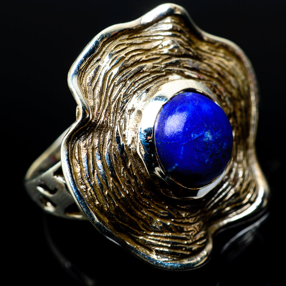 Lapis Lazuli Rings handcrafted by Ana Silver Co - RING21149