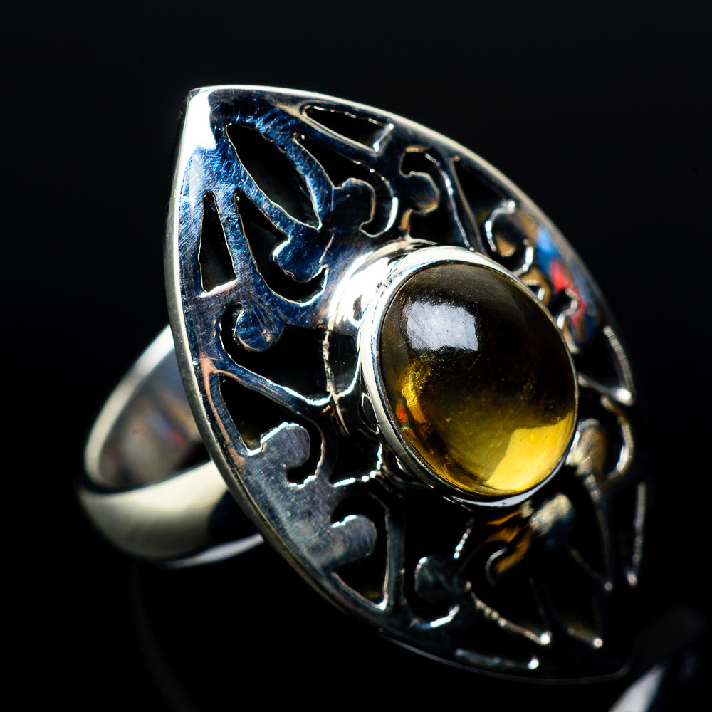 Citrine Rings handcrafted by Ana Silver Co - RING21154