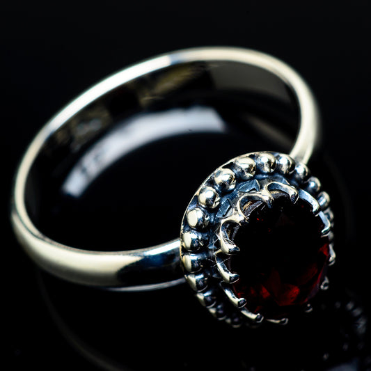 Garnet Rings handcrafted by Ana Silver Co - RING21194