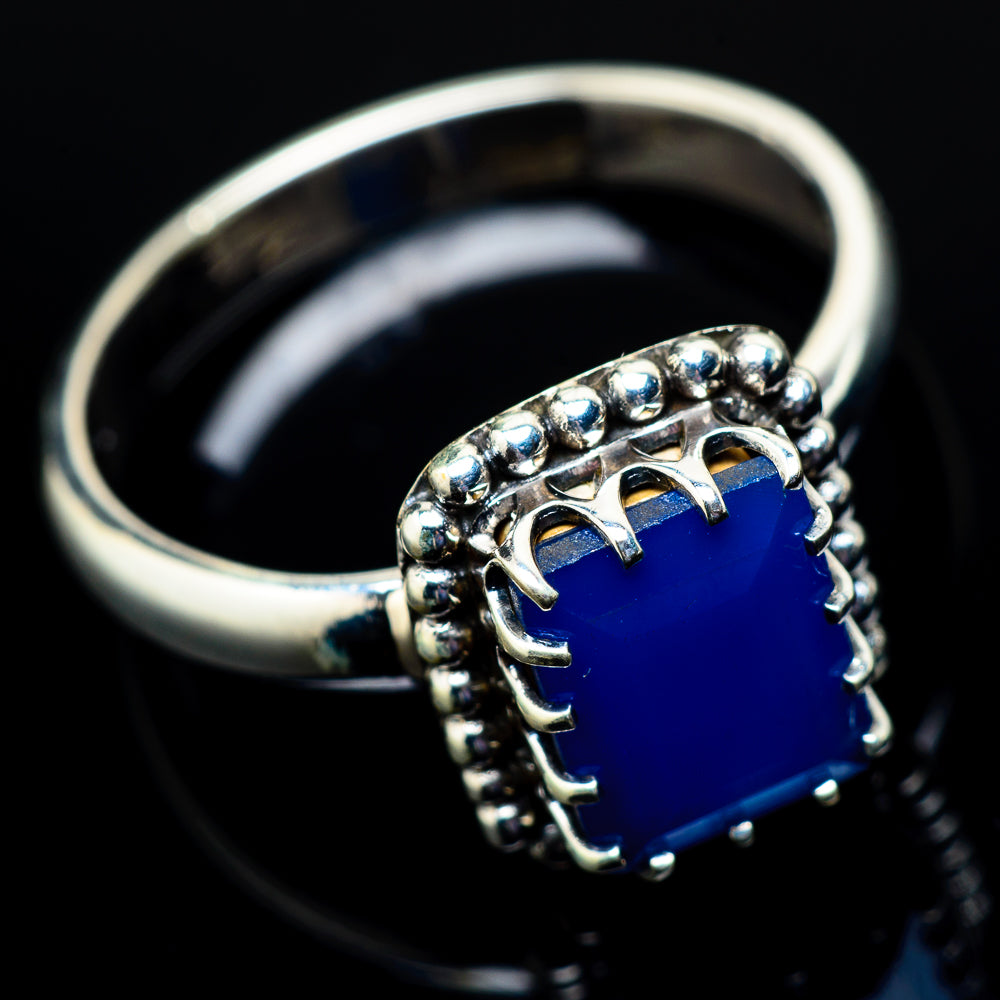 Chalcedony Rings handcrafted by Ana Silver Co - RING21234