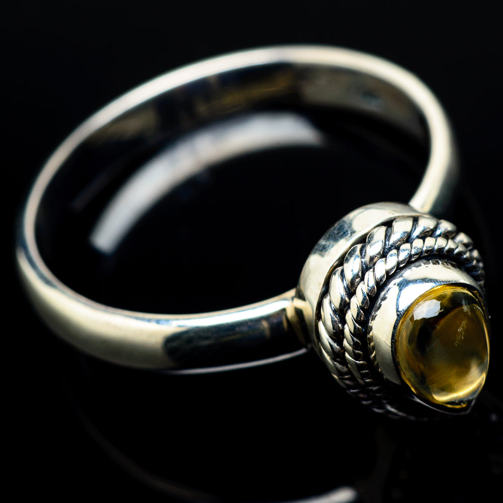 Citrine Rings handcrafted by Ana Silver Co - RING21240